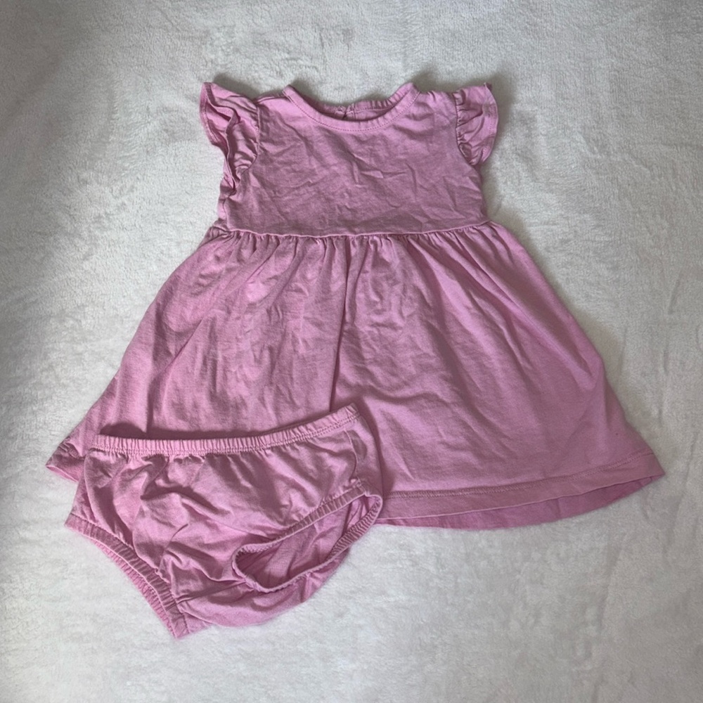 carters dress and diaper cover 12 month 100% cotton